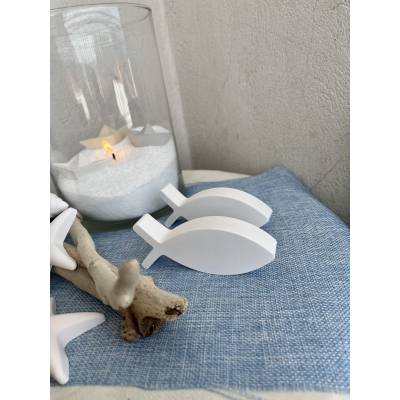 Διακοσμητικό Ψαράκι από Σκόνη Πορσελάνης – Καλοκαιρινό