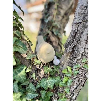 Μικρό Πουλάκι Διακοσμητικό – Χειροποίητο από Σκόνη Πορσελάνης | V by V