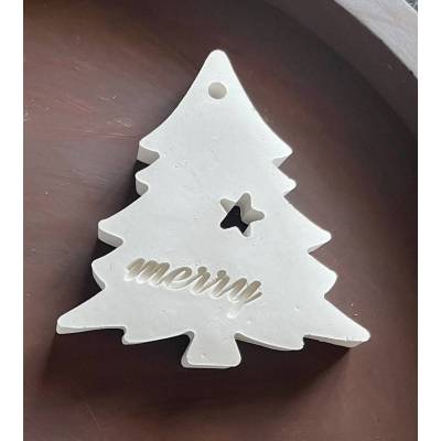 Δέντράκι από Ρητίνη Πορσελάνης – Χειροποίητο Κρεμαστό Γούρι ή Σκέτο