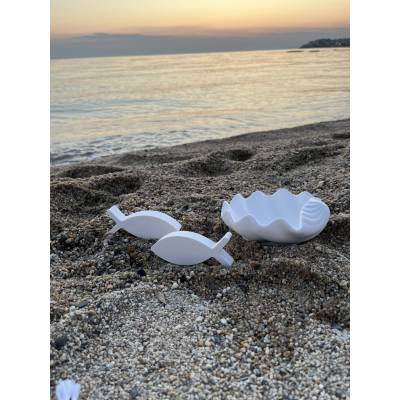 Μπομπονιέρα Ψαράκι από Σκόνη Πορσελάνης – Χειροποίητη Μπομπονιέρα Ψαράκι από Σκόνη Πορσελάνης – Χειροποίητη