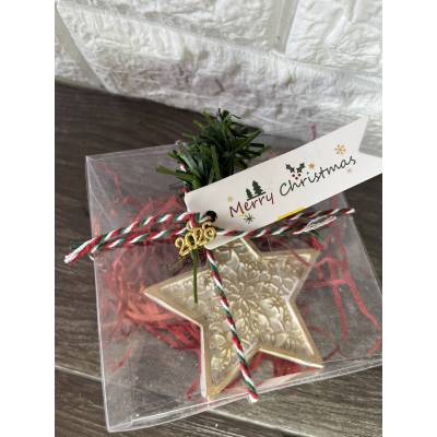 Ανάγλυφο Αστέρι με Δαντέλα – Γούρι & Διακοσμητικό