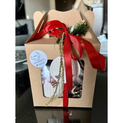 Σετ δέντρο και κερί-γούρι σε ροζ αποχρώσεις | V by V