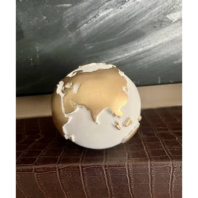 χειροποίητο διακοσμητικό, υδρόγειος σφαίρα, διακόσμηση γραφείου, minimal decor