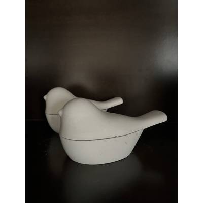 Πουλί Ανοιγόμενο – Χειροποίητη Φιγούρα από Σκόνη Πορσελάνης | V by V