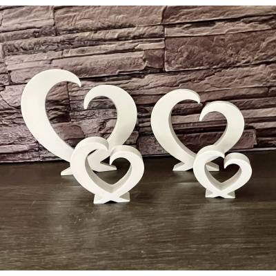 Μπομπονιέρα Καρδιά – Μινιμαλιστική & Χειροποίητη