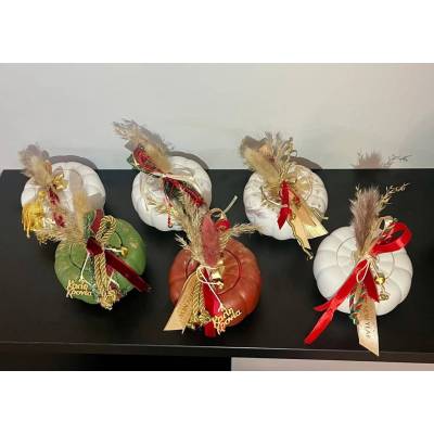 Κολοκύθα Χειροποίητη – Διακοσμητικό, Γούρι ή Κερί με Άρωμα