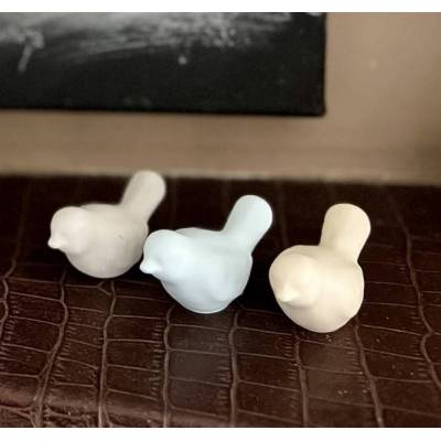 Μικρό Πουλάκι Διακοσμητικό – Χειροποίητο από Σκόνη Πορσελάνης | V by V