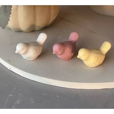 Μικρό Πουλάκι Διακοσμητικό – Χειροποίητο από Σκόνη Πορσελάνης | V by V