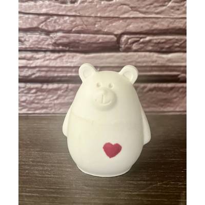 Μπομπονιέρα Αγίου Βαλεντίνου Αρκουδάκι με Καρδιά | Χειροποίητη