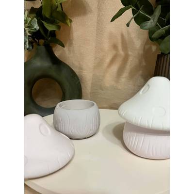 Διακοσμητικό Μανιτάρι από Σκόνη Πορσελάνης | Χειροποίητο