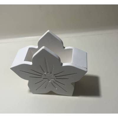 Μπομπονιέρα Βάπτισης Λουλούδι από Ρητίνη | Χειροποίητη Minimal Επιλογή