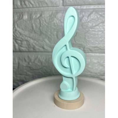 Διακοσμητικό Κλειδί του Σολ από Ρητίνη | Χειροποίητο Minimal