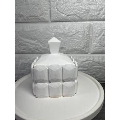 Μπομπονιέρα Φοντανιέρα Τετράγωνη – Μοντέρνα Χειροποίητη