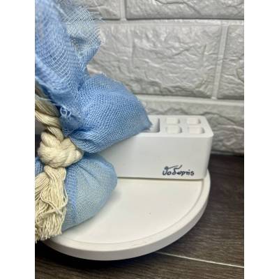 Μπομπονιέρα Βάπτισης Organizer Γραφείου από Ρητίνη Πορσελάνης – Δώρο με Χρήση