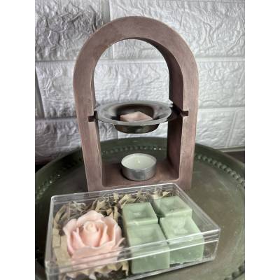 Αρωματικό Σετ Δώρου με Καυστήρα Wax Melt για Δάσκαλο / Δασκάλα